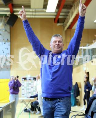 Handball Bundesliga. HLA. SC Ferlach gegen Hard.  Jubel Walter Perkounig  (SCF),   (Hard.  Ferlach, am 14.2.2026.
Foto: Kuess
www.qspictures.net
---
pressefotos, pressefotografie, kuess, qs, qspictures, sport, bild, bilder, bilddatenbank