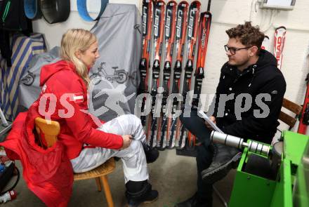 Snowboard. Empfang Silbermedaillengewinnerin bei Olympia Sabine Payer.  Sabine Payer, Stefan Plieschnig. Simonhoehe,  am 15.2.2026.
Foto: Kuess
www.qspictures.net
---
pressefotos, pressefotografie, kuess, qs, qspictures, sport, bild, bilder, bilddatenbank