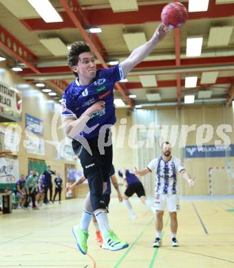 Handball Bundesliga. HLA. SC Ferlach gegen Hard.  Stefan Wuzella (SCF).  Ferlach, am 14.2.2026.
Foto: Kuess
www.qspictures.net
---
pressefotos, pressefotografie, kuess, qs, qspictures, sport, bild, bilder, bilddatenbank