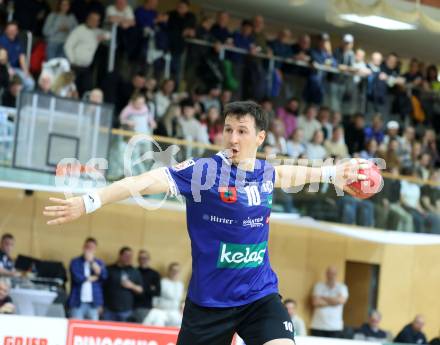 Handball Bundesliga. HLA. SC Ferlach gegen Hard.  Toni Perkusic (SCF),   (Hard.  Ferlach, am 14.2.2026.
Foto: Kuess
www.qspictures.net
---
pressefotos, pressefotografie, kuess, qs, qspictures, sport, bild, bilder, bilddatenbank
