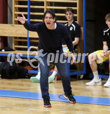 Basketball 2. Liga 2025/2026. Grunddurchgang 19. Runde.  Woerthersee Piraten gegen Dornbirn Lions.  Trainer Andreas Kuttnig  (Piraten),  Klagenfurt, am 21.2.2026
Foto: Kuess
---
pressefotos, pressefotografie, kuess, qs, qspictures, sport, bild, bilder, bilddatenbank