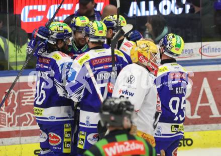 Eishockey ICE Bundesliga.  Winn2day ICE Hockey League. VSV gegen Pioneers Vorarlberg.   Torjubel Nick Hutchison  (VSV). Villach, am 22.2.2026.
Foto: Kuess
www.qspictures.net
---
pressefotos, pressefotografie, kuess, qs, qspictures, sport, bild, bilder, bilddatenbank
