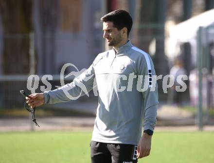 Fussball 2. Liga Testspiel. SK Austria Klagenfurt gegen ND Ilirija.  Co-Trainer Luka Bjelica  (Klagenfurt).. Klagenfurt, am 13.2.2026
Foto: Kuess
---
pressefotos, pressefotografie, kuess, qs, qspictures, sport, bild, bilder, bilddatenbank