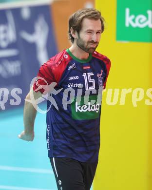 Volleyball.  Austrian Volley League Men.  VBK Kelag Woerther-See-Loewen Klagenfurt gegen SK Zadruga Aich/Dob.   Dominik Karl Blaha (Woerthersee-Loewen). Klagenfurt, am 31.1.2026.
Foto: Kuess
www.qspictures.net
---
pressefotos, pressefotografie, kuess, qs, qspictures, sport, bild, bilder, bilddatenbank