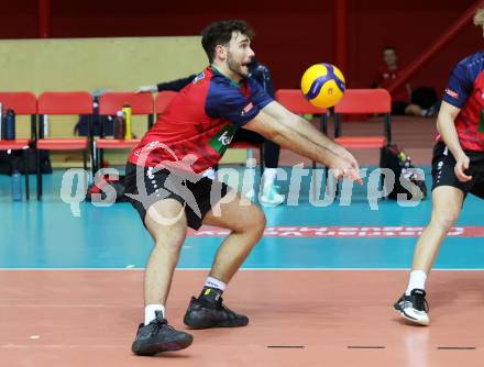 Volleyball.  Austrian Volley League Men.  VBK Kelag Woerther-See-Loewen Klagenfurt gegen SK Zadruga Aich/Dob.   Felix Alexander Pontasch (Woerthersee-Loewen). Klagenfurt, am 31.1.2026.
Foto: Kuess
www.qspictures.net
---
pressefotos, pressefotografie, kuess, qs, qspictures, sport, bild, bilder, bilddatenbank