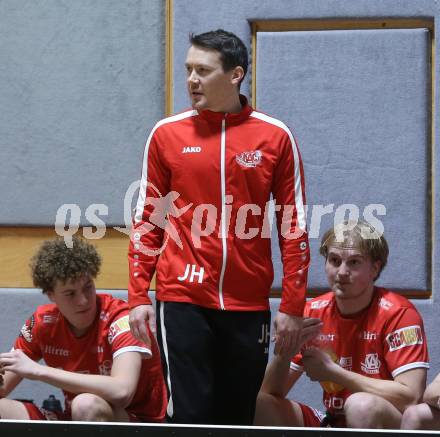 IFL Floorball.  KAC gegen VSV.  Trainer Janne Hukka  (KAC). Klagenfurt, am 10.1.2026.
Foto: Kuess
www.qspictures.net
---
pressefotos, pressefotografie, kuess, qs, qspictures, sport, bild, bilder, bilddatenbank