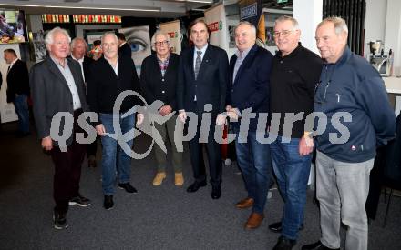 Verleihung des Gro&Atilde;�en Goldenen Ehrenzeichens an Landeshauptmann a.D. Franz Voves.   Max Moser, Walter M&Atilde;&frac14;hlbacher, Winfried Daren, Franz Voves, Herbert P&Atilde;&para;ck, Hans Sulzer, Paul Samonig. Klagenfurt, am 16.2.2026.
Foto: Kuess
www.qspictures.net
---
pressefotos, pressefotografie, kuess, qs, qspictures, sport, bild, bilder, bilddatenbank