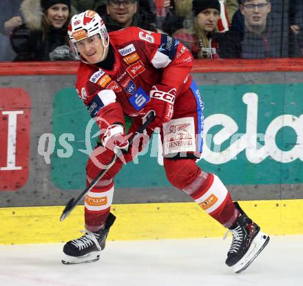Eishockey ICE Bundesliga.  Winn2day ICE Hockey League. KAC gegen Hydro Fehervar AV 19.  Maximilian Preiml  (KAC). Klagenfurt, am 16.1.2026
Foto: Kuess
www.qspictures.net
---
pressefotos, pressefotografie, kuess, qs, qspictures, sport, bild, bilder, bilddatenbank