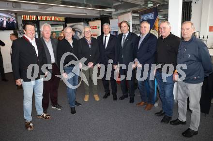 Verleihung des Gro&Atilde;�en Goldenen Ehrenzeichens an Landeshauptmann a.D. Franz Voves.  Hans Schaunig, Max Moser, Walter Muehlbacher, Winfried Daren, LH Peter Kaiser, Franz Voves, Herbert Poeck, Hans Sulzer, Paul Samonig. Klagenfurt, am 16.2.2026.
Foto: Kuess
www.qspictures.net
---
pressefotos, pressefotografie, kuess, qs, qspictures, sport, bild, bilder, bilddatenbank