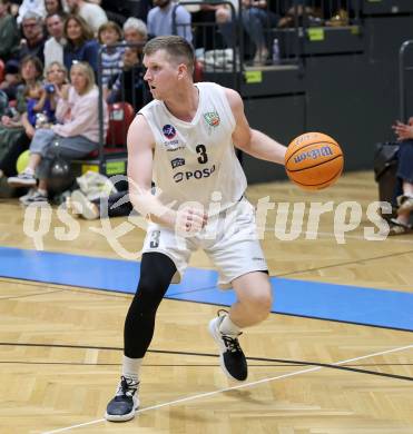 Basketball 2. Liga 2025/2026. Grunddurchgang 21. Runde.  KOS gegen Woerthersee Piraten.    Jernej Andolsek Heine  (KOS), Klagenfurt, am 8.3.2026
Foto: Kuess
---
pressefotos, pressefotografie, kuess, qs, qspictures, sport, bild, bilder, bilddatenbank