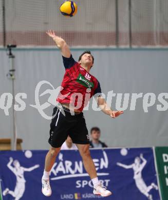 Volleyball.  Austrian Volley League Men.  VBK Kelag Woerther-See-Loewen Klagenfurt gegen SK Zadruga Aich/Dob.  Simon Fruehbauer  (Woerthersee-Loewen). Klagenfurt, am 7.3.2026.
Foto: Kuess
www.qspictures.net
---
pressefotos, pressefotografie, kuess, qs, qspictures, sport, bild, bilder, bilddatenbank