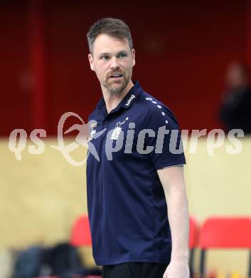 Volleyball.  Austrian Volley League Men.  VBK Kelag Woerther-See-Loewen Klagenfurt gegen SK Zadruga Aich/Dob.  Trainer Jonas Kronseder  (Woerthersee-Loewen). Klagenfurt, am 7.3.2026.
Foto: Kuess
www.qspictures.net
---
pressefotos, pressefotografie, kuess, qs, qspictures, sport, bild, bilder, bilddatenbank