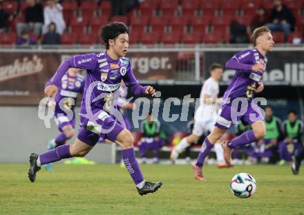 Fussball 2. Liga. SK Austria Klagenfurt gegen FAC Wien.  Rei Okada (Klagenfurt). Klagenfurt, 13.3.2026.
Foto: Kuess
www.qspictures.net
---
pressefotos, pressefotografie, kuess, qs, qspictures, sport, bild, bilder, bilddatenbank