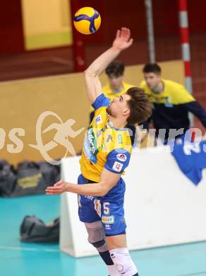 Volleyball.  Austrian Volley League Men.  VBK Kelag Woerther-See-Loewen Klagenfurt gegen SK Zadruga Aich/Dob.    Jan Jirasek   (Aich/Dob). Klagenfurt, am 7.3.2026.
Foto: Kuess
www.qspictures.net
---
pressefotos, pressefotografie, kuess, qs, qspictures, sport, bild, bilder, bilddatenbank