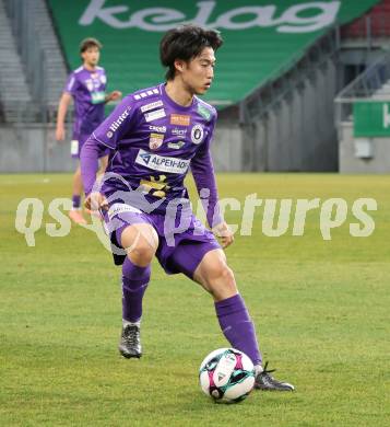 Fussball 2. Liga. SK Austria Klagenfurt gegen FAC Wien.  Rei Okada (Klagenfurt). Klagenfurt, 13.3.2026.
Foto: Kuess
www.qspictures.net
---
pressefotos, pressefotografie, kuess, qs, qspictures, sport, bild, bilder, bilddatenbank