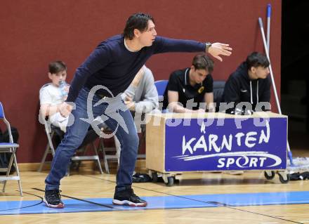 Basketball 2. Liga 2025/2026. Grunddurchgang 22. Runde.   Woerthersee Piraten gegen RAIDERS Tirol.  Trainer Andreas Kuttnig  (Piraten),   Klagenfurt, am 14.3.2026
Foto: Kuess
---
pressefotos, pressefotografie, kuess, qs, qspictures, sport, bild, bilder, bilddatenbank
