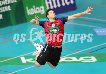 Volleyball.  Austrian Volley League Men.  VBK Kelag Woerther-See-Loewen Klagenfurt gegen SK Zadruga Aich/Dob.  Simon Fruehbauer  (Woerthersee-Loewen), Klagenfurt, am 7.3.2026.
Foto: Kuess
www.qspictures.net
---
pressefotos, pressefotografie, kuess, qs, qspictures, sport, bild, bilder, bilddatenbank