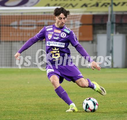 Fussball 2. Liga. SK Austria Klagenfurt gegen FAC Wien.  Elias Jandrisevits (Klagenfurt). Klagenfurt, 13.3.2026.
Foto: Kuess
www.qspictures.net
---
pressefotos, pressefotografie, kuess, qs, qspictures, sport, bild, bilder, bilddatenbank