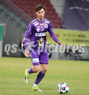 Fussball 2. Liga. SK Austria Klagenfurt gegen FAC Wien. Elias Jandrisevits   (Klagenfurt). Klagenfurt, 13.3.2026.
Foto: Kuess
www.qspictures.net
---
pressefotos, pressefotografie, kuess, qs, qspictures, sport, bild, bilder, bilddatenbank