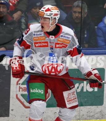Eishockey ICE Bundesliga.  Winn2day ICE Hockey League. VSV gegen KAC.   David Waschnig   (KAC). Villach, am 9.1.2026.
Foto: Kuess
www.qspictures.net
---
pressefotos, pressefotografie, kuess, qs, qspictures, sport, bild, bilder, bilddatenbank