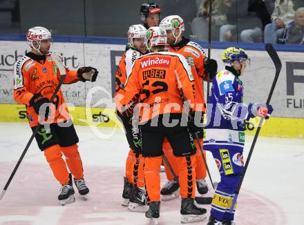 Eishockey ICE Bundesliga.  Winn2day ICE Hockey League. VSV gegen Graz99ers.     Torjubel   (Graz). Villach, am 17.3.2026..
Foto: Kuess
www.qspictures.net
---
pressefotos, pressefotografie, kuess, qs, qspictures, sport, bild, bilder, bilddatenbank